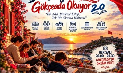 Gökçeada’da kitap okuma seferberliği: Her salı ada genelinde kitaplar açılacak