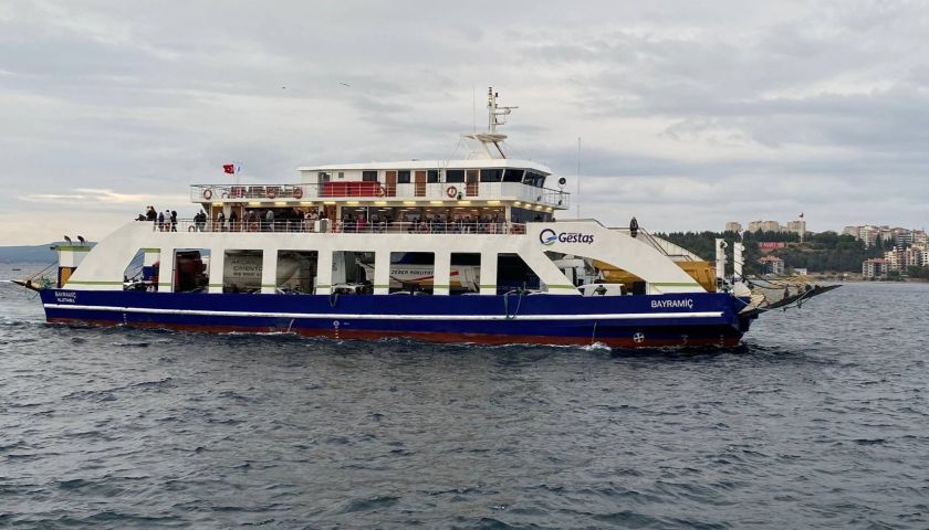 Bugün Gökçeada'ya yapılacak bazı feribot seferleri iptal edildi