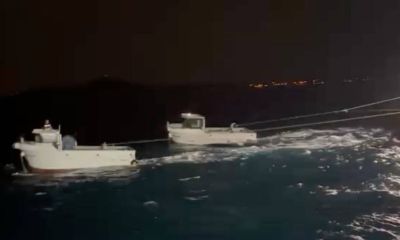 Fırtınayla sürüklenen balıkçı teknesine yardım yine balıkçıdan geldi