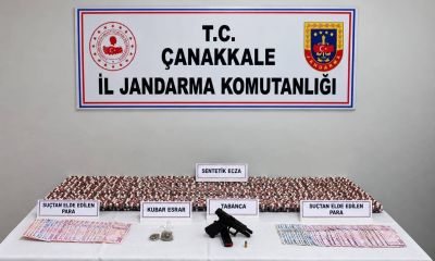 Biga'da jandarmadan narkotik operasyonu: 2 tutuklama
