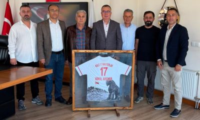 Kale 17 Masterler’den Başkan Arslan’a teşekkür ziyareti