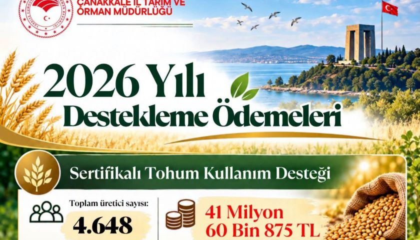Çanakkale’de Sertifikalı Tohuma Rekor Destek: 4 Bin 648 Üretici Yararlandı!
