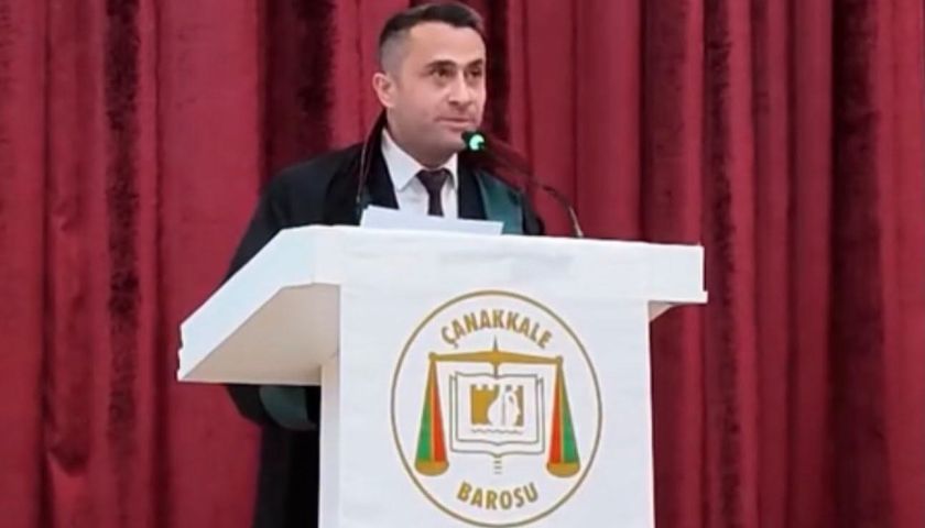 Çanakkale Barosunda yeni başkan Algül oldu