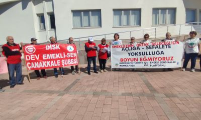 Çanakkale’de Emeklilerden TÜİK ve Hayat Pahalılığı Tepkisi: 