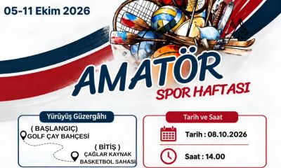 Çanakkale'de Amatör Spor Haftası Yürüyüşü düzenlenecek