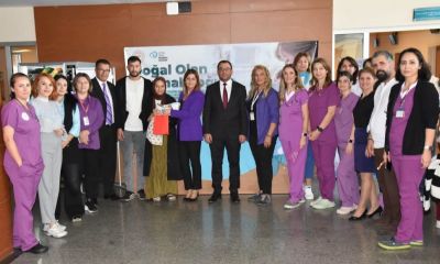 Çanakkale MAE Devlet Hastanesinde Normal Doğum ve Emzirme haftaları için etkinlik düzenlendi