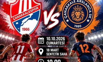 Çanakkalespor U-11 ve U-12 Takımı Hazırlık Maçında Sahaya Çıkıyor