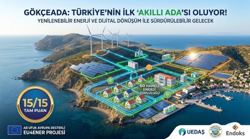 Gökçeada Belediyesi, UEDAŞ ve Endoks’tan “Akıllı Ada” iş birliği