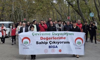 50 öğrenci sağlıklı yaşam için Çağlayan Şelalesi’ne yürüdü