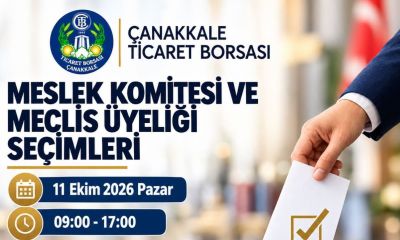 Çanakkale Ticaret Borsası’nda seçim heyecanı! Gözler 11 Ekim’de