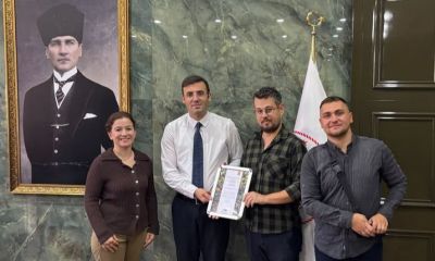 Çan’da çevre derneği ve kadın kooperatifinden Kaymakam Bülent Şimşek’e ziyaret