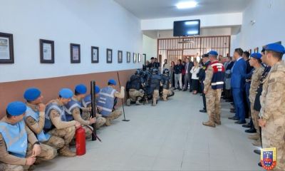  Jandarma ekiplerine Ceza İnfaz Koruma Hizmetleri Kursu verildi 