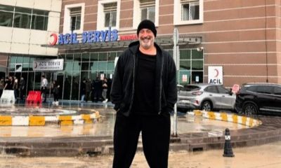 Cem Yılmaz kalp krizinin ardından tedavi gördüğü hastaneye geldi 