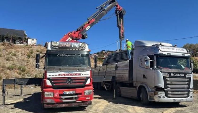 Kalkım–Edremit yolu için şantiye kurulum çalışmaları başladı