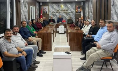 AK Parti Gökçeada teşkilatında gündem TOKİ projeleri ve saha çalışmaları oldu