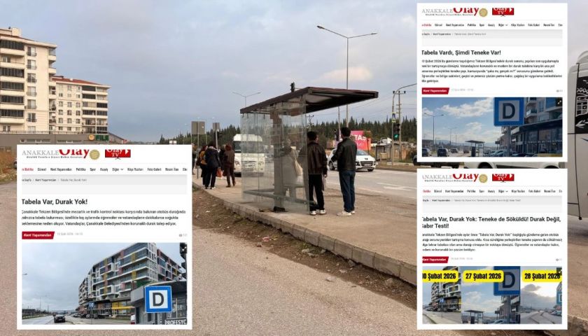 Çanakkale Olay’ın Gündeme Taşıdığı Durak Sorunu Çözüldü: Tekzen’e Korunaklı Durak Yapıldı!