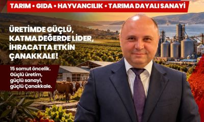 Turgay Kılıç’tan Çanakkale Tarımı İçin 15 Maddelik Yol Haritası
