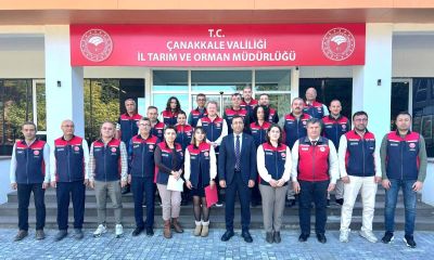 Çanakkale İl Tarım ve Orman Müdürlüğünde başarılı personel yeni görevlerine başladı