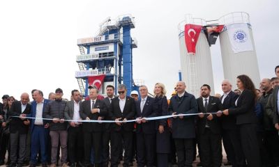Biga Belediyesi Asfalt Üretim Tesisi törenle hizmete girdi