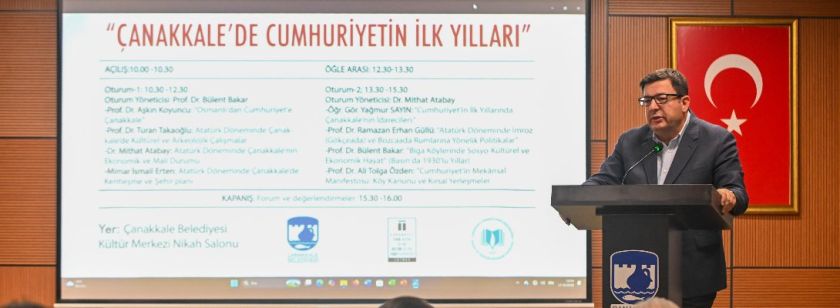 Çanakkale Tarih ve Kültür Sempozyumu'nda Cumhuriyetin ilk yılları ele alındı