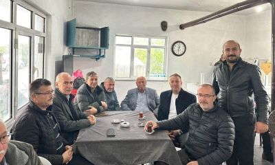 AK Parti Çan İlçe Başkanı Murat Okan sahada yoğun mesai harcıyor