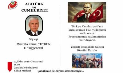 Çanakkale'de Cumhuriyetin 103. Yılına Özel Söyleşi: 