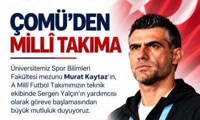 ÇOMÜ mezunu Murat Kaytaz Milli Takımda göreve başladı!