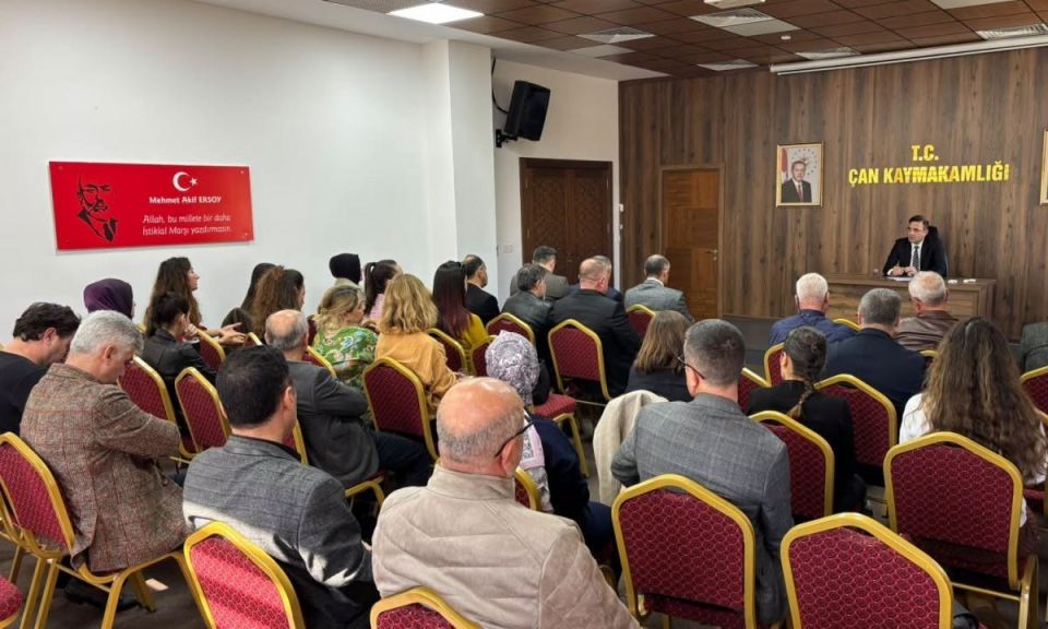 Çan'daki okullarda güvenlik seferberliği