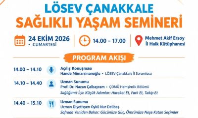 LÖSEV Çanakkale'den Sağlıklı Yaşam Semineri