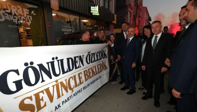AK Parti Kepez Belde Başkanlığı’nda coşkulu karşılama: 