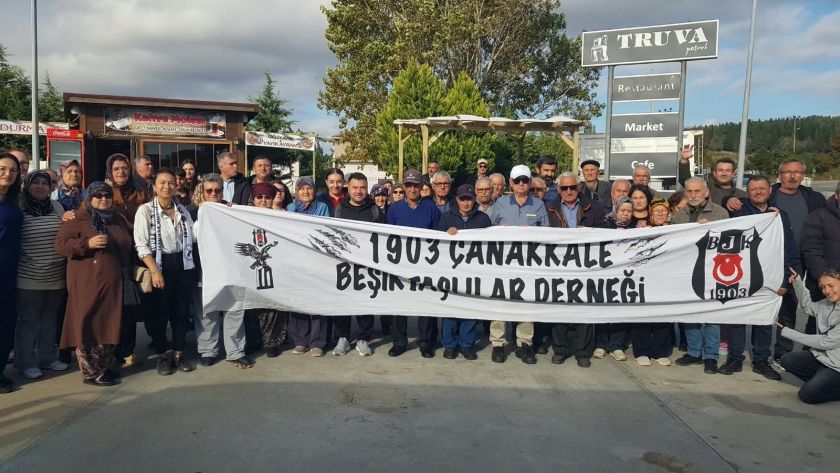 1903 Çanakkale Beşiktaşlılar Derneği’nden Ahmetçeli Köyü’ne Şehitlik Gezisi