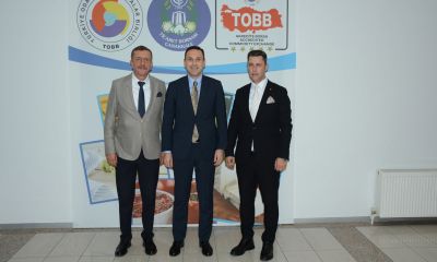 Naim Makas’tan Çanakkale Ticaret Borsası yönetimine tebrik ziyareti