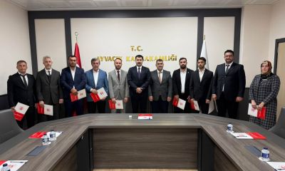 Ayvacık'taki din görevlilerinden Kaymakam Karali'ye ziyaret