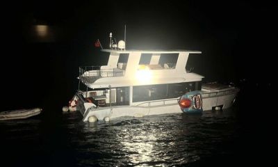 Çanakkale'de batma tehlikesi geçiren teknedeki 2 kişi kurtarıldı