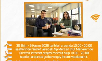 Alp Mercan Etüt Merkezi, sınav döneminde uzatılmış saatlerle hizmet verecek