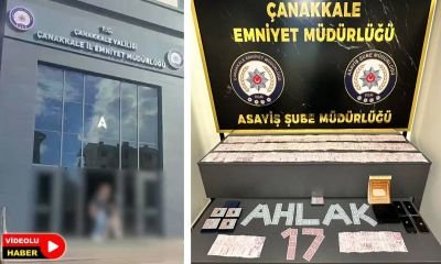 Çanakkale Emniyetinin haftalık bilançosu: Uyuşturucu, Kumar ve Göçmen Operasyonları