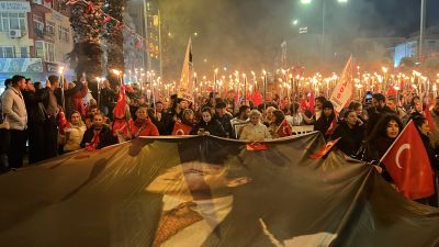 Çanakkale, fener alayında tek yürek oldu