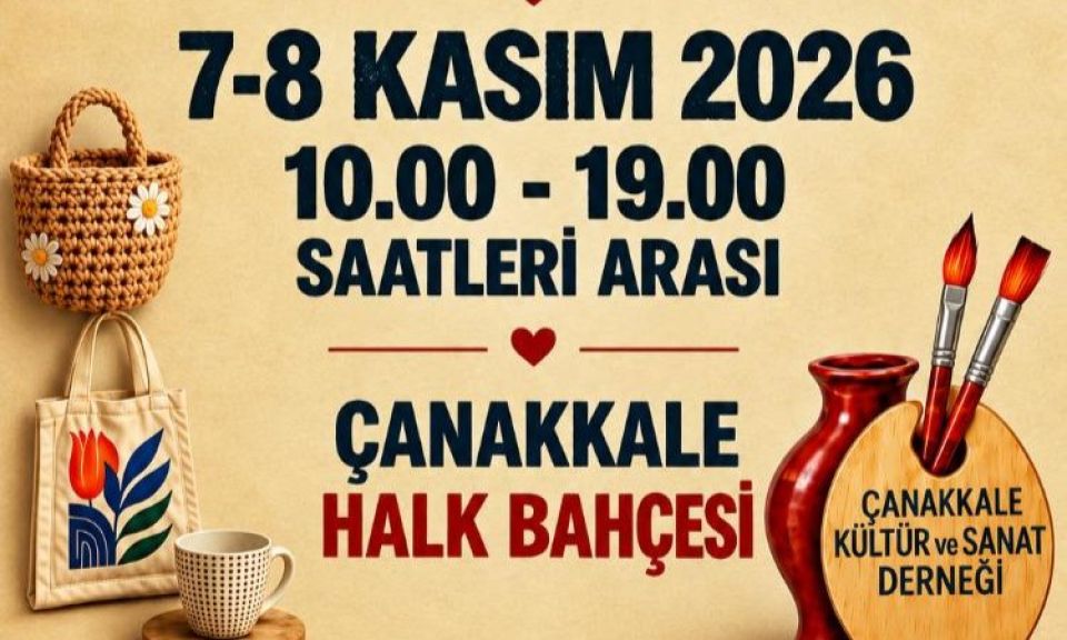 Çanakkale Kültür ve Sanat Derneği, 19. kez Halk Bahçesinde kent halkıyla buluşacak