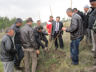 Üreticilere uygulamalı eğitim 