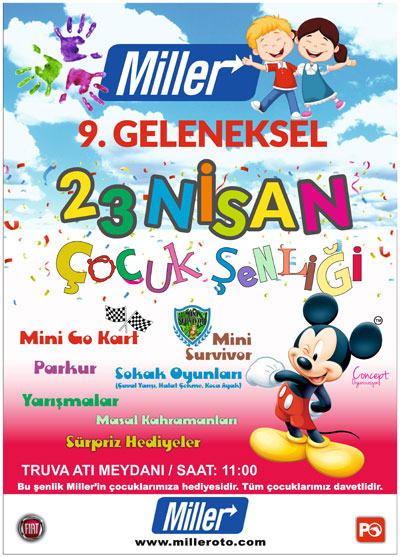 Miller Oto Çocuk Şenliği Kordonda