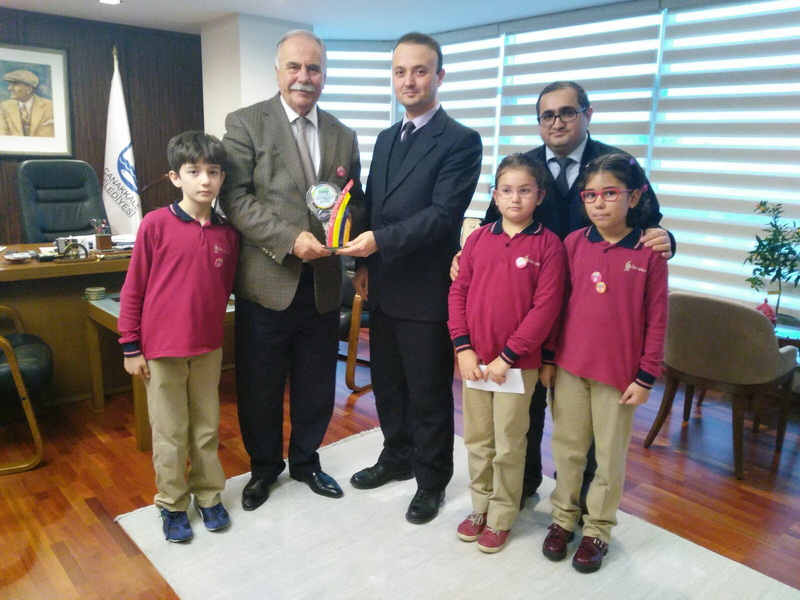 Gökkuşağı Koleji Gökhan'ı ziyaret etti