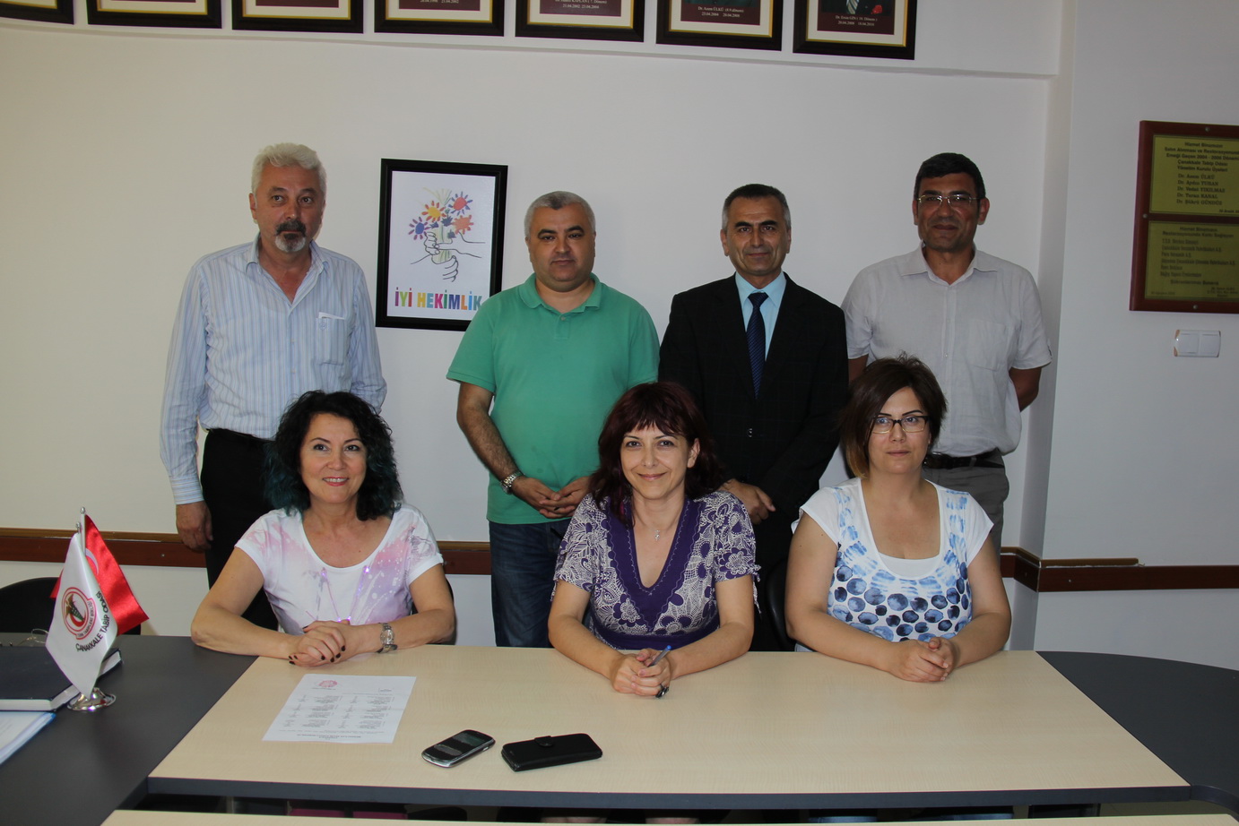 Tabip Odasında devir teslim töreni; Yeni başkan; Güleda Erensoy