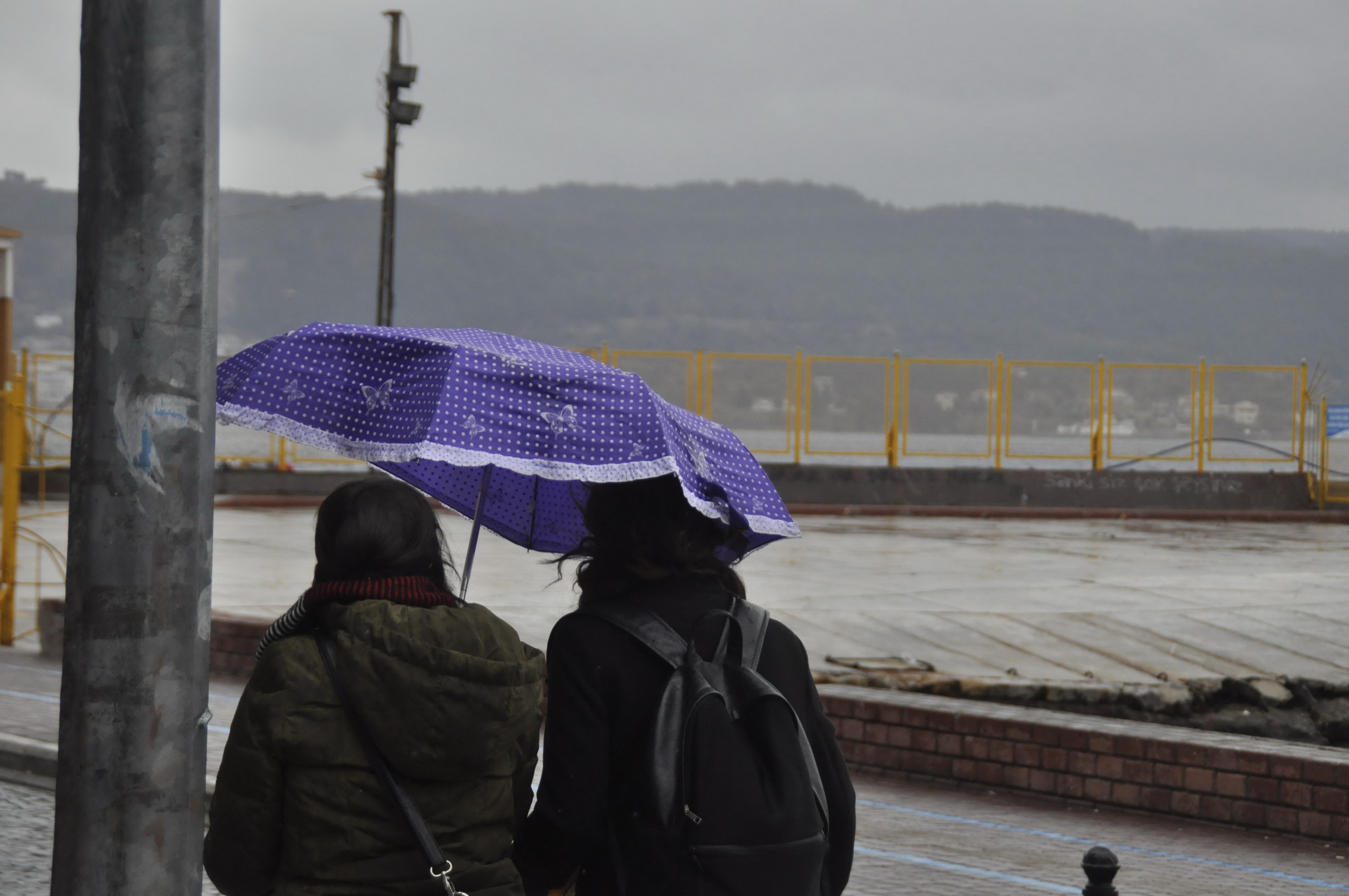 Soğuk hava Çanakkale'yi etkiledi
