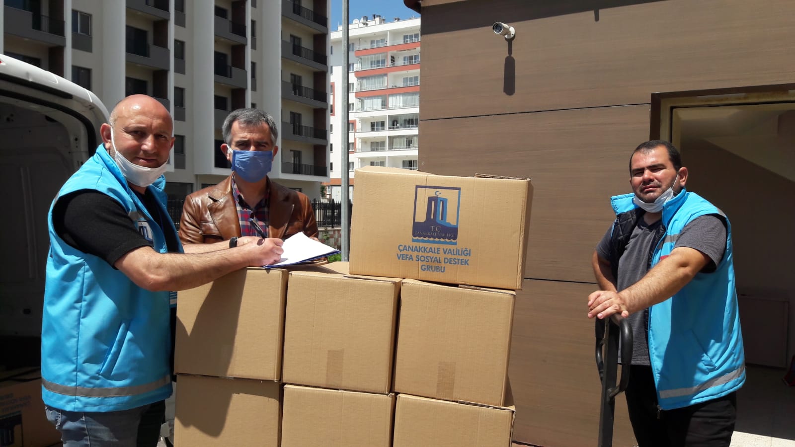 İl Milli Eğitim Müdürlüğü yardımları ulaştı