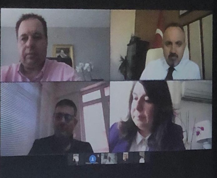 Turan ve İskenderoğlu, 'Sanayi, Borsa Oda Başkanları' ile buluştu