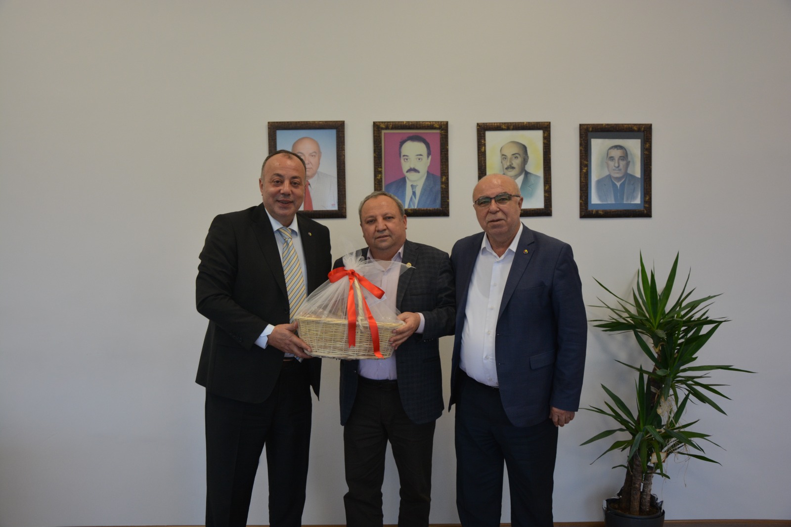 Çan Ziraat Odası ve Ticaret Borsası Meclis Başkanı'nda Semizoğlu'na ziyaret