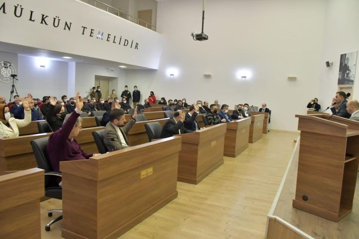 Biga'da 2022 yılının ilk meclis toplantısı yapıldı