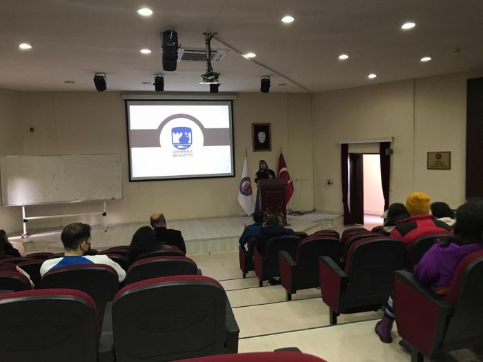 Kavcar, ÇOMÜ&#39;de Temizlik İşleri Müdürlüğü çalışmalarını anlattı 