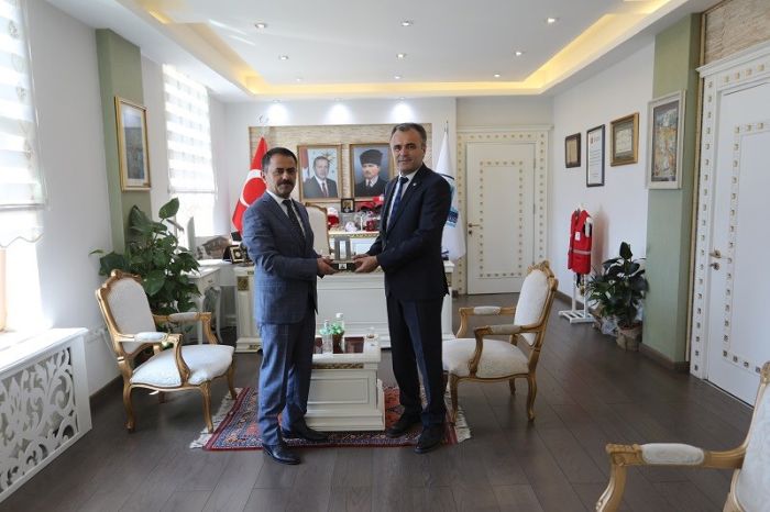 Meteoroloji Bölge Müdürü Öztürk&#39;den Aktaş&#39;a ziyaret