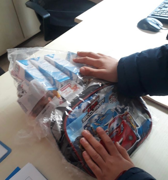 Beslenme çantaları, dağıtıldı